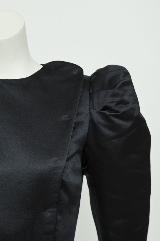 Yves Saint Laurent by Stefano Pilati Black Cocktail Dress 5