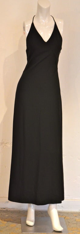 Valentino sophisticated Dinner Dress with sexy nude back