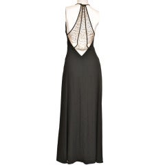 Valentino sophisticated Dinner Dress with sexy nude back