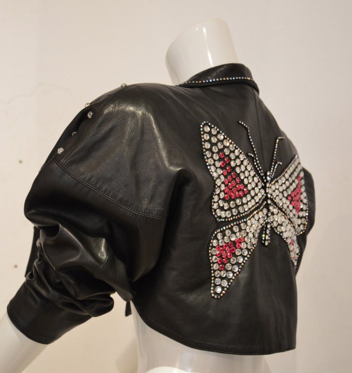 1980s Alaïa Leather Jacket 1