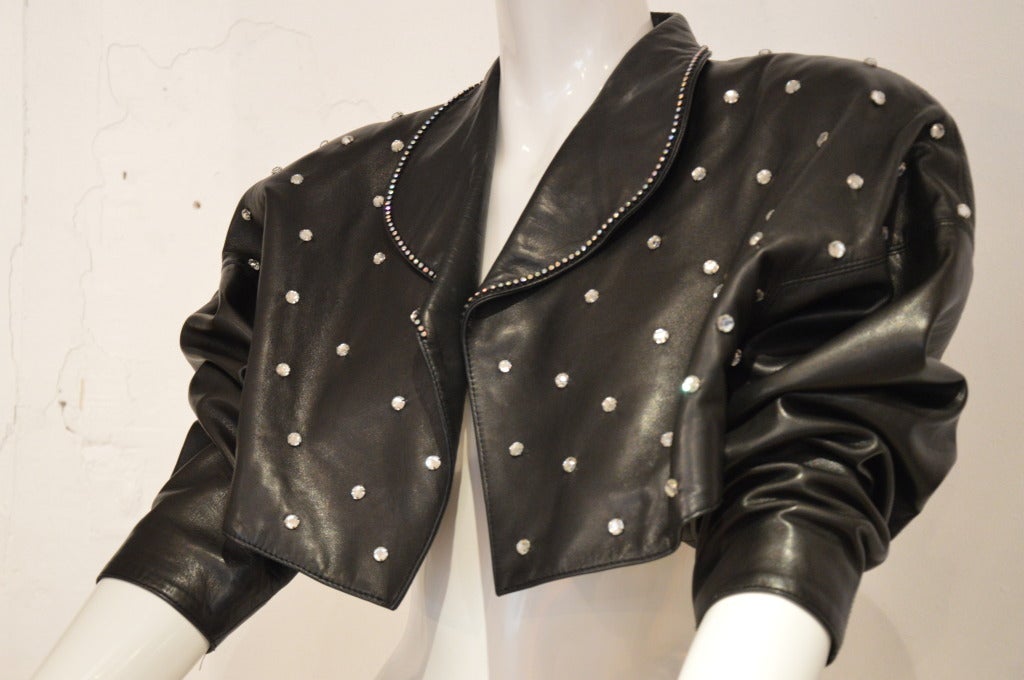 1980s Alaïa Leather Jacket 2