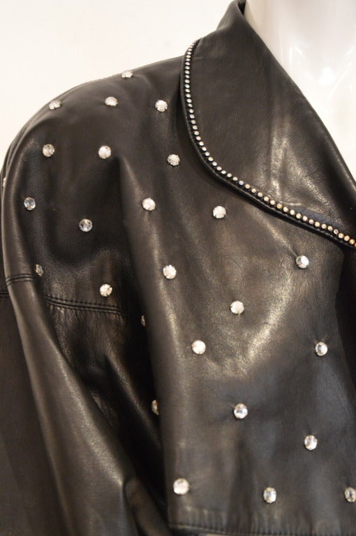 1980s Alaïa Leather Jacket 3