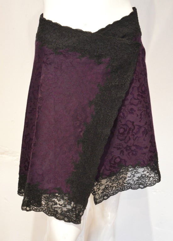 Christian Dior Silk and Lace Ensemble In Excellent Condition In Paris, IDF