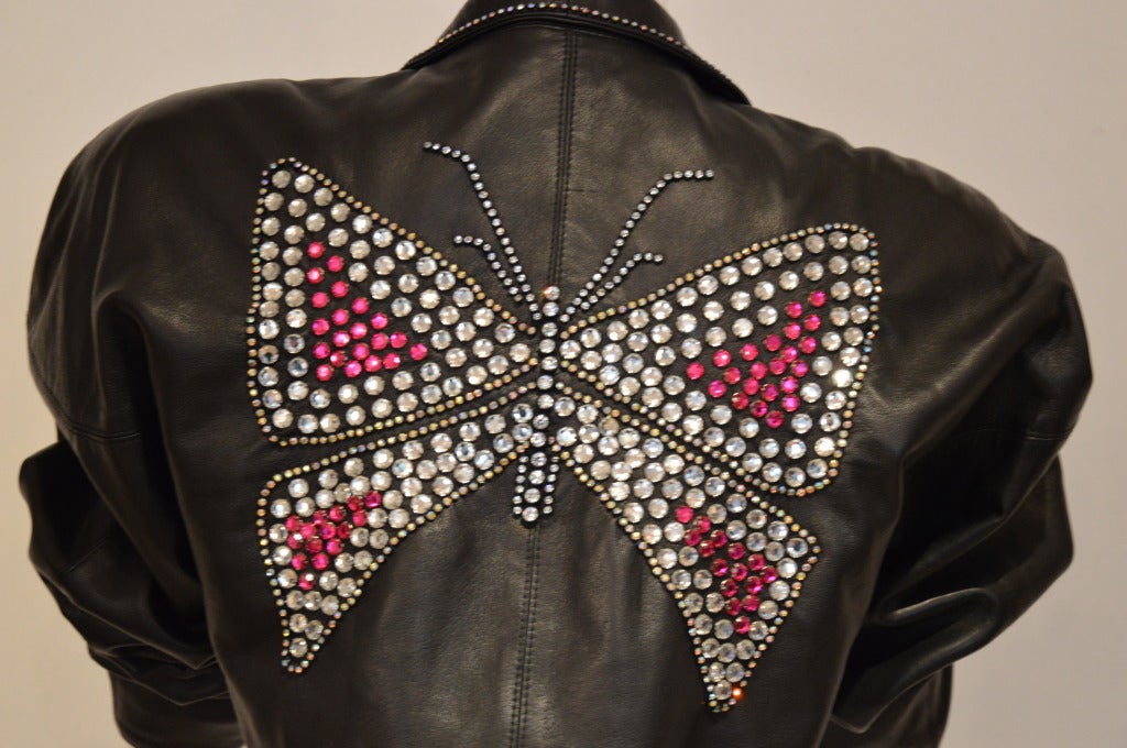1980s Alaïa Leather Jacket In Excellent Condition In Paris, IDF