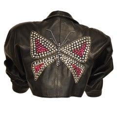 1980s Alaïa Leather Jacket