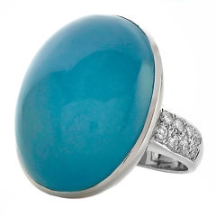 Bold Aquamarine Ring