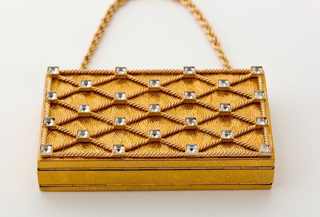 Atemberaubende Minaudiere-Abendtasche von Evans im Zustand „Gut“ in New York, NY