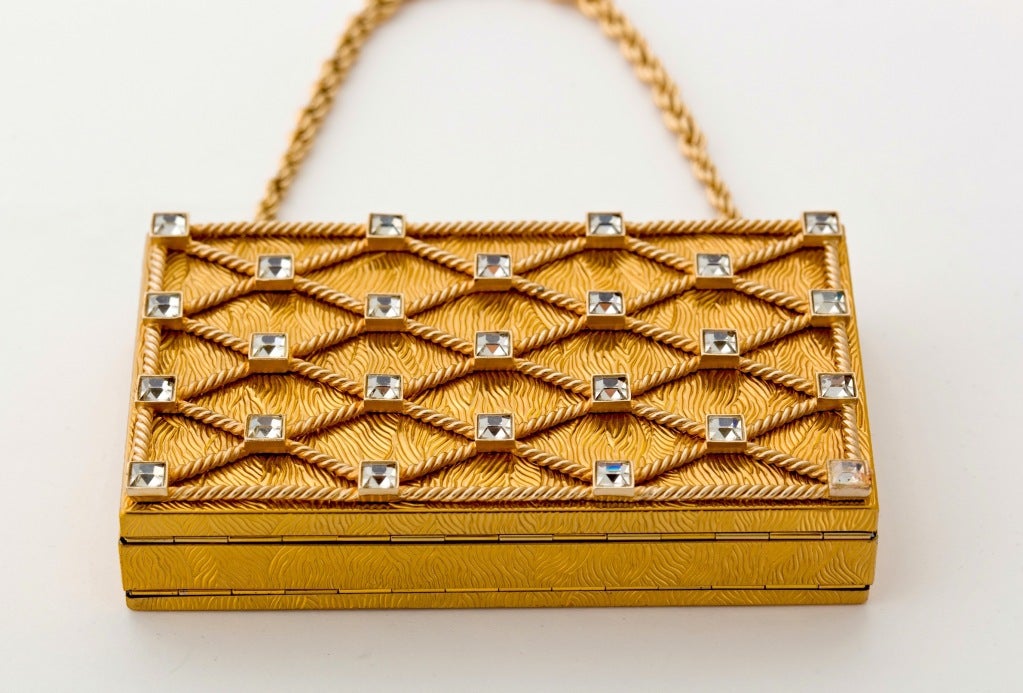 Stunning Evening Minaudiere Bag by Evans In Good Condition In New York, NY