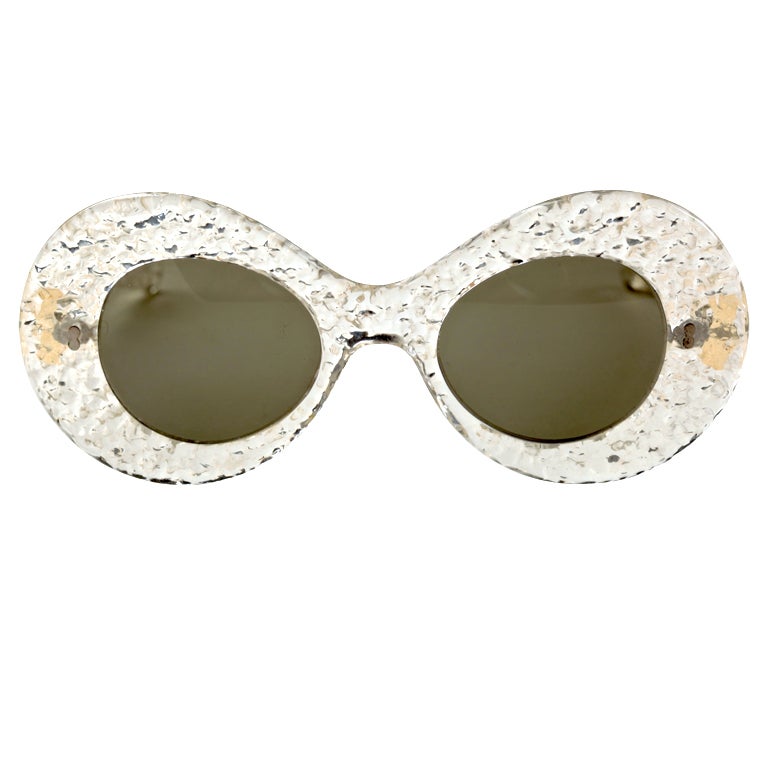 Lustige französische Sonnenbrille aus den 50er Jahren