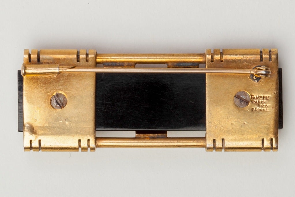 Women's A Fabulous Pair of Art Deco Brooches by Jakob Bengel