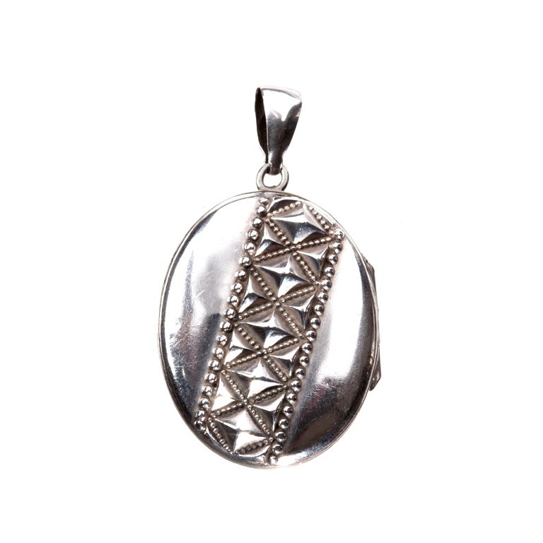 Victorian Sterling Silver Locket