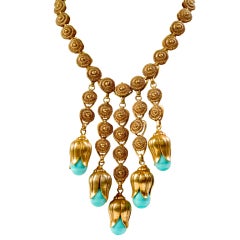 Stunning Victorian Revival Festoon Necklace 4