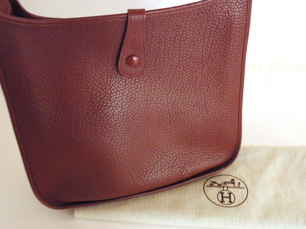 hermes evelyne burgundy