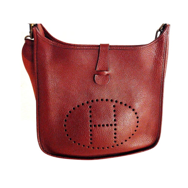 hermes evelyne burgundy