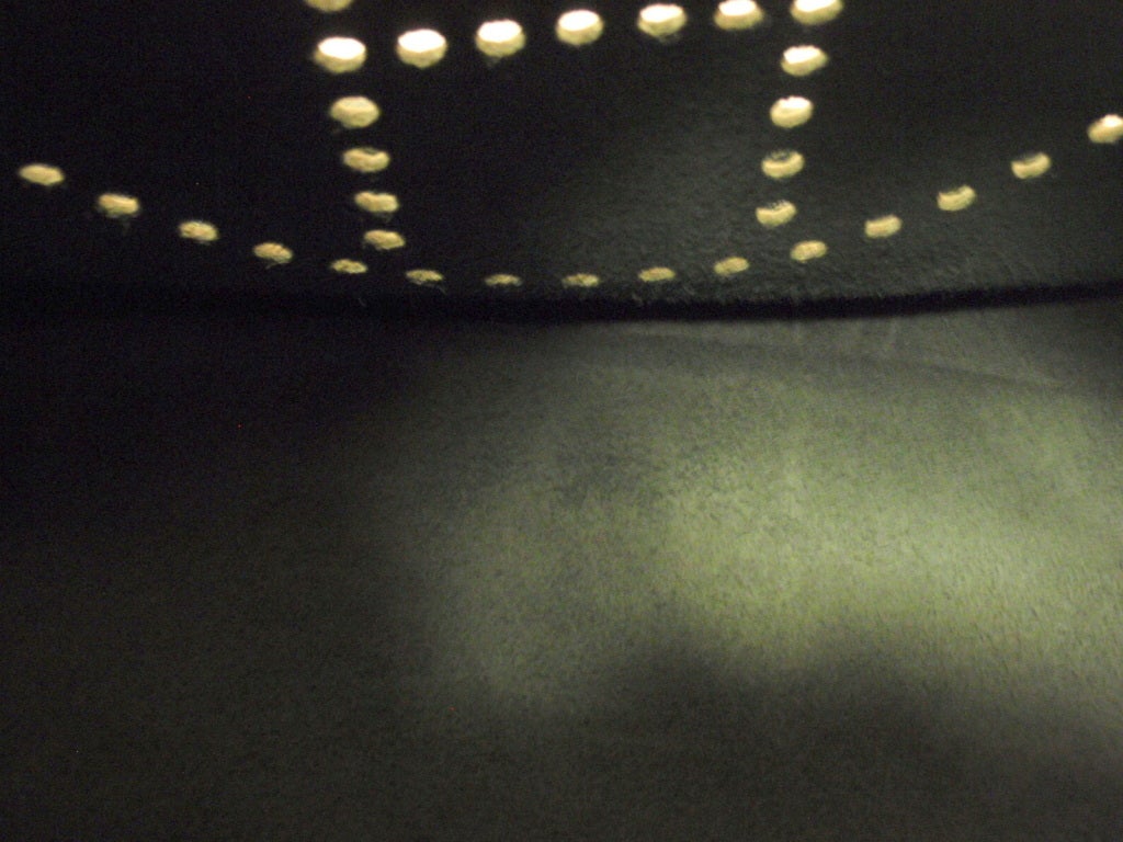 HERMES Evelyne GM Vert Fonce Clemence Leather Shoulder Handbag 5