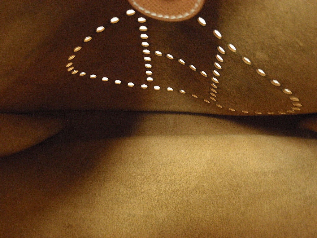 HERMES Evelyne GM Gold Epsom Leather Shoulder Bag 2