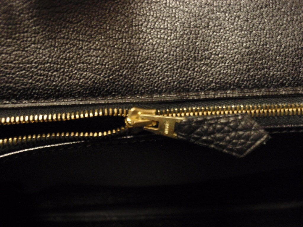 Hermes 35cm Black Togo Birkin Handbag, Year 2003 1