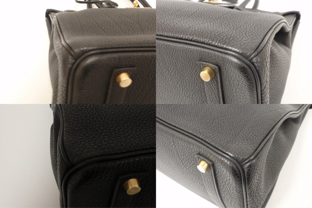 Hermes 35cm Black Togo Birkin Handbag, Year 2003 3