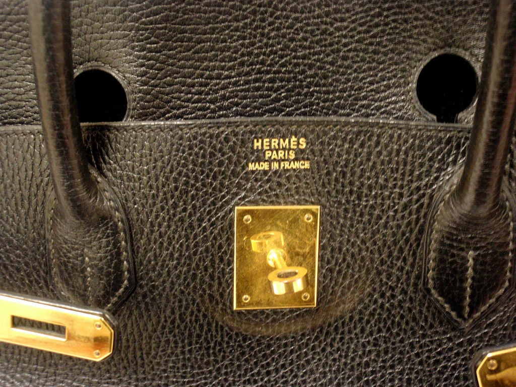 Hermes 40cm Black Ardinnes Birkin Handbag, Year 1995 1