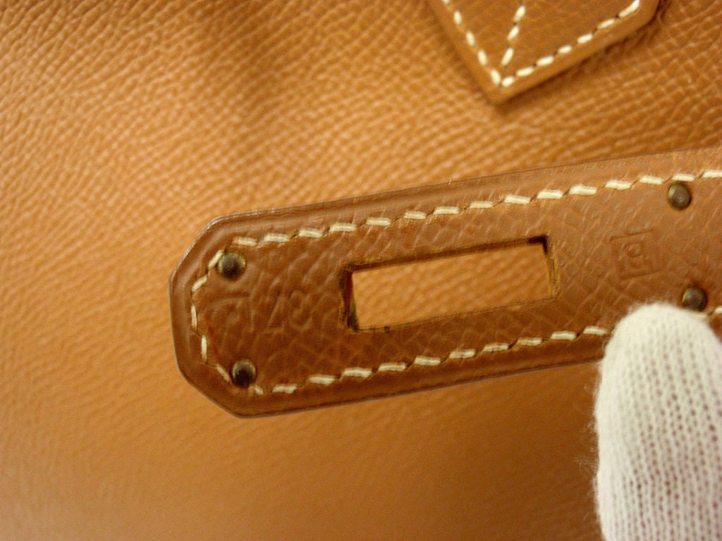 Hermes 35cm Natural Epsom Birkin Handbag, Year 1998 1
