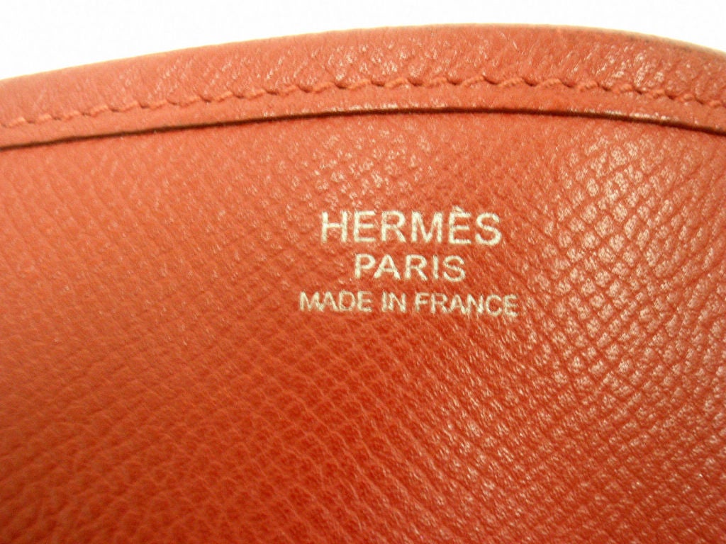 hermes evelyne bag red