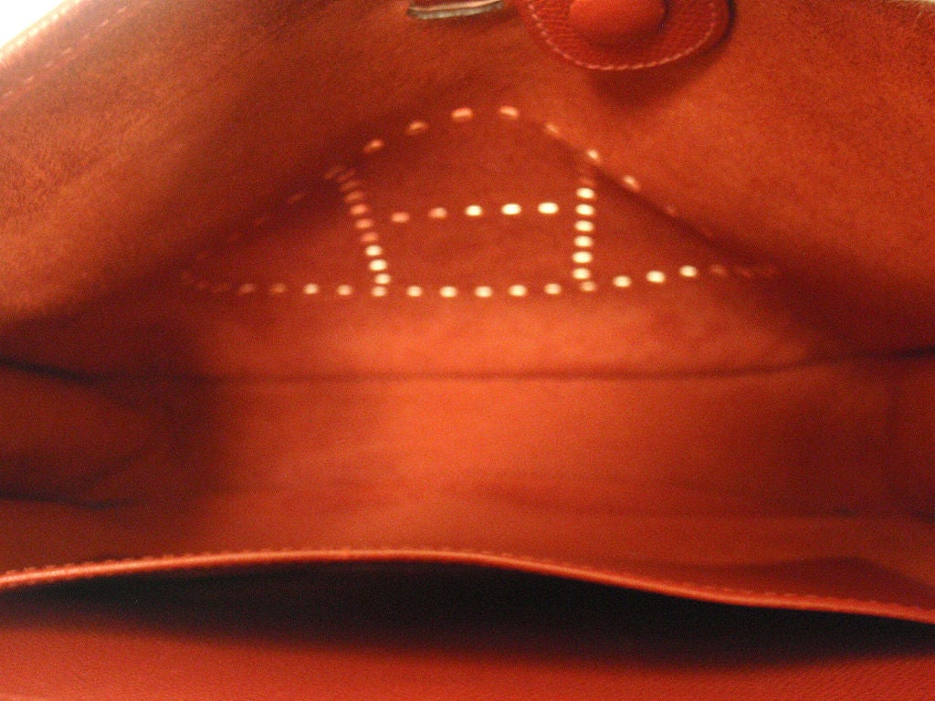hermes evelyne bag red