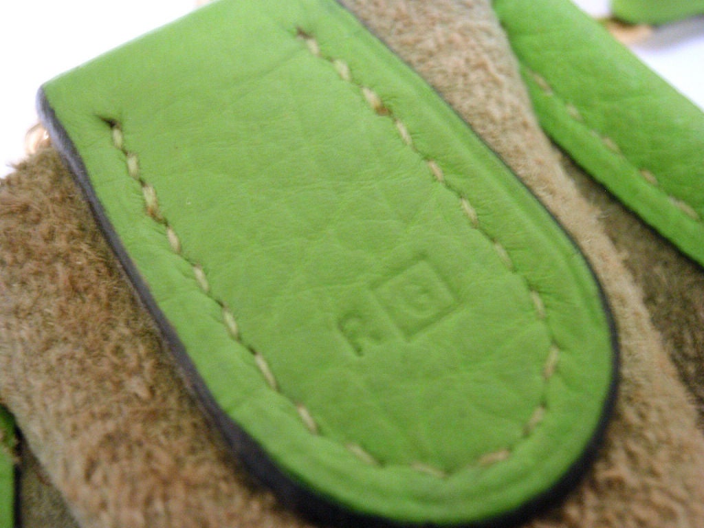 HERMES Evelyne GM Candy Apple Green Togo Leather GHW Shoulder Bag, 2003 1