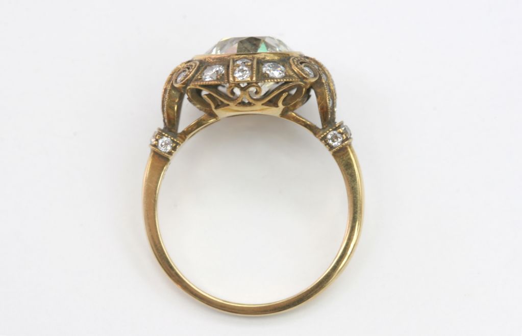Women's Spectacular Old European Cut Diamond Ring