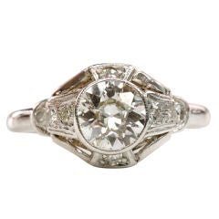 Bezel Set Diamond Ring