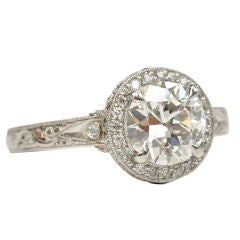 Old European Surround Diamond Ring Old European Surround Diamond Ring