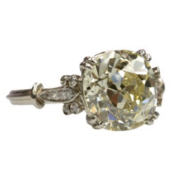 Cushion Cut Diamond Ring