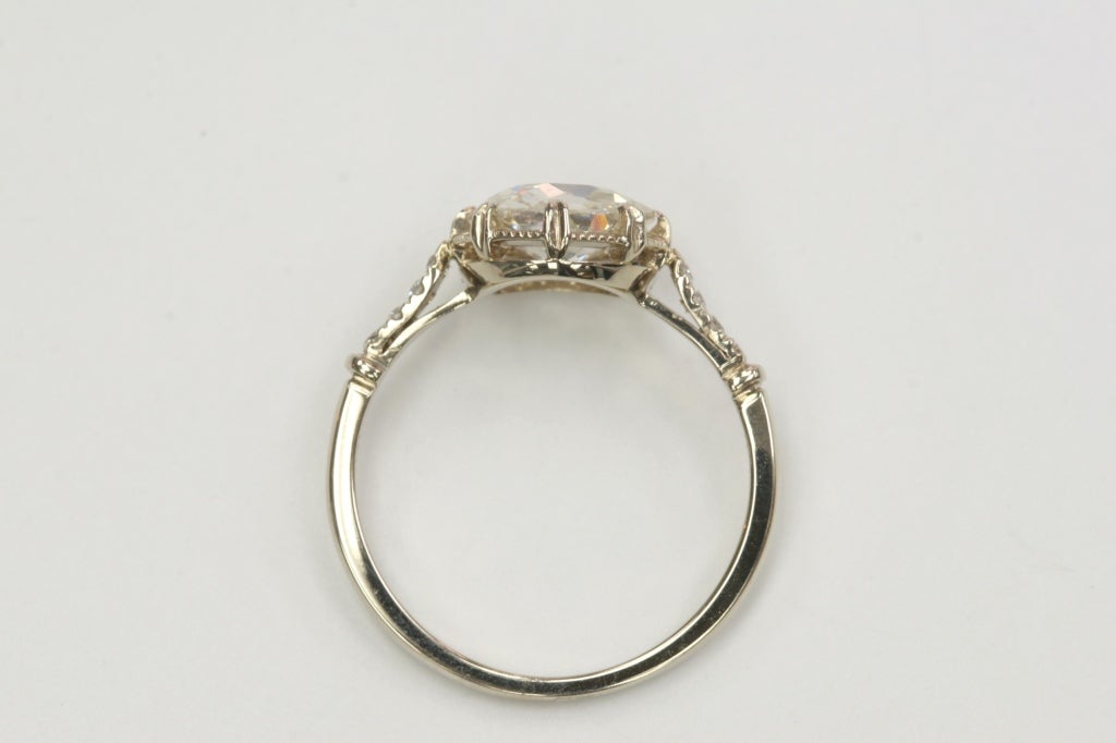 Women's Old Mine Cut Diamond Ring