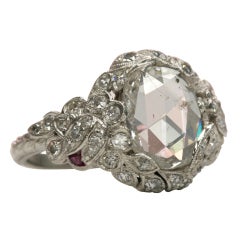 Incredible 1915 Rose Cut Diamond Ring