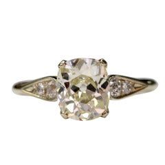Cushion Cut Diamond Engagement Ring