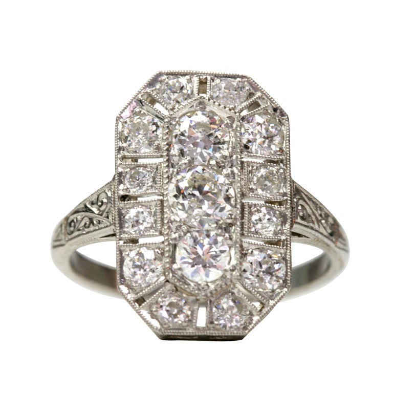 1920s Old European Cut Engagement Ring