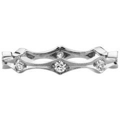 Old European Cut Diamond Wedding Band 8