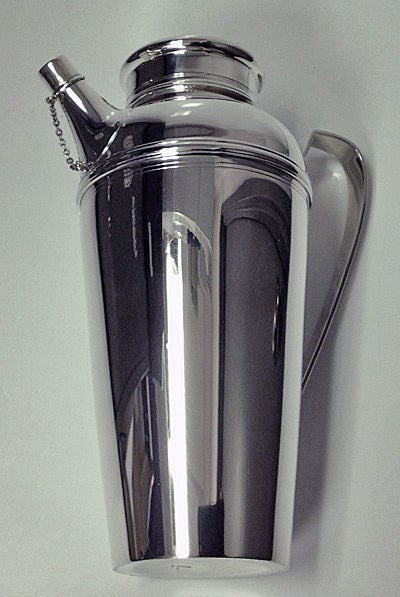 Women's or Men's Tiffany Art Deco Sterling Silver Cocktail Shaker