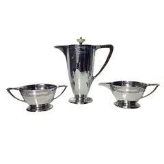 American Arts & Crafts Sterling Coffee Service