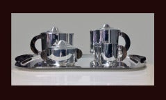 French Ercuis Art Deco Tea & Coffee Service C.1930