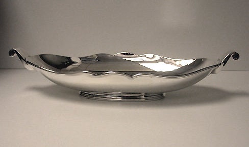 Silver Jardinière Centerpiece Bowl Belgium C.1940 Delheid Frères