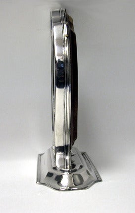 American Art Deco Sterling Silver Clock Reed & Barton, circa 1920 In Good Condition In Toronto, ON