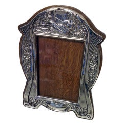 Art Nouveau Silver Photograph Frame Birmingham 1906