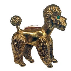 CARTIER  Poodle Brooch Pin