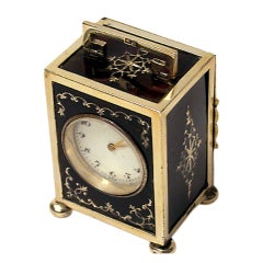 Reloj carruaje de plata Goldsmiths Co