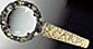 Rare Chinese Export Silver and Jade Magnifying Glass In Good Condition In Toronto, ON