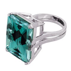 TAMIR Exotic Tourmaline Unveiled In A Platinum Ring.