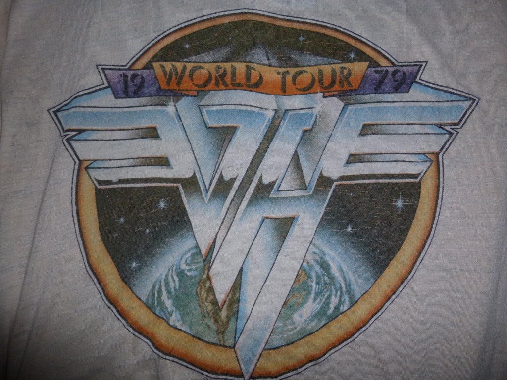 1979 van halen tour shirt