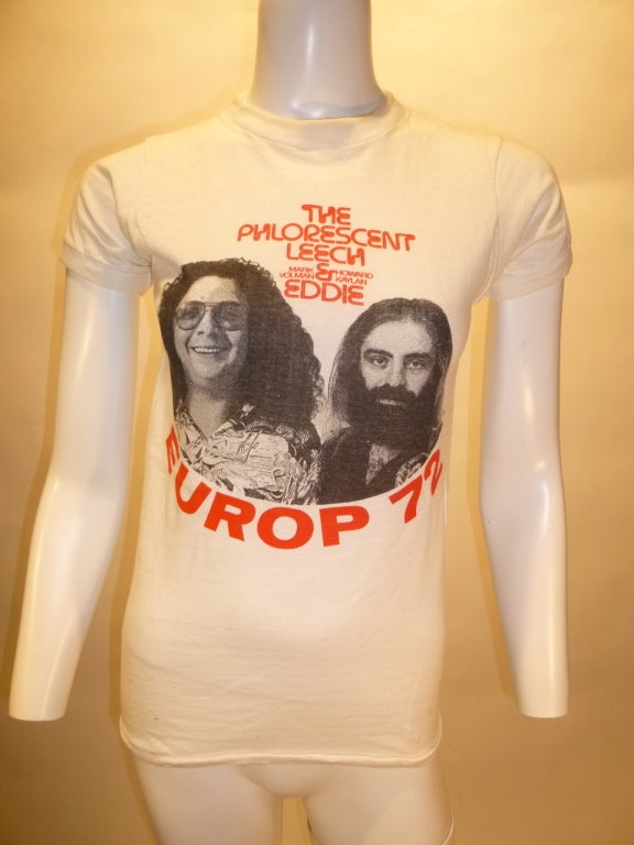 Vintage 1972 European Tour for Flo & Eddie for their Phlorescent Leech & Eddie debut LP from the same year.
