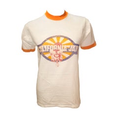 Vintage 1974 California Jam Music Festival Tee Shirt