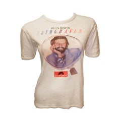 Vintage 1976 Ringo Starr Rotogravure Tee Shirt